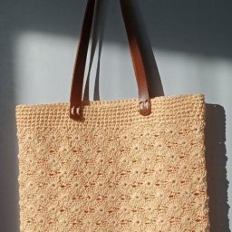 Летняя сумочка узором "Веер"