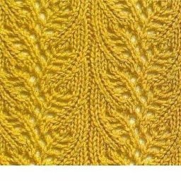 Подборка узоров спицами