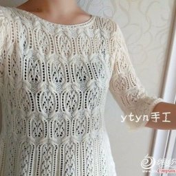 Роскошный пуловер спицами