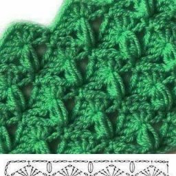 Узор для снуда крючком