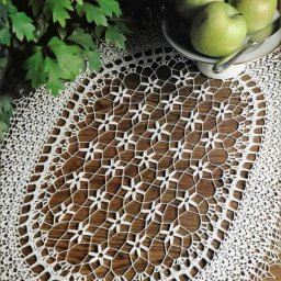 Ажурная салфетка крючком