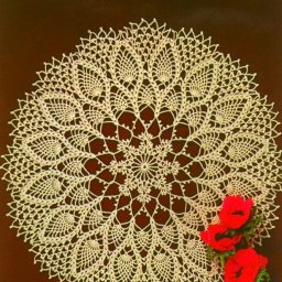 Ажурная салфетка крючком
