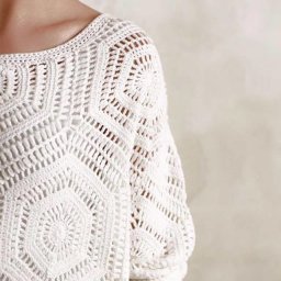 Мотив для стильного пуловера