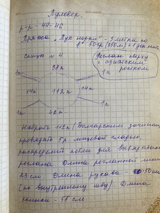 Нежный пуловер спицами Нежный пуловер спицами