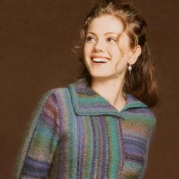 Пуловер спицами