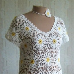 Ромашковый топ