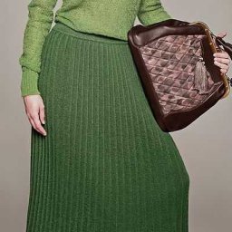 Юбка спицами