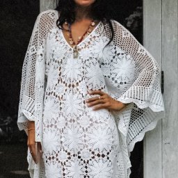 Ажурное платье крючком