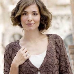 Болеро шоколадного цвета