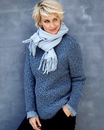 Джемпер с узором «Цепочка»