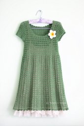 Нежное платье крючком