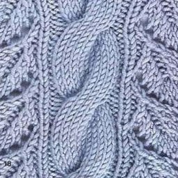 Симпатичный узор спицами