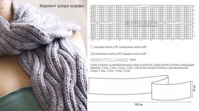 Стильный вязаный комплект Стильный вязаный комплект