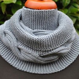 Вяжем тёплый снуд