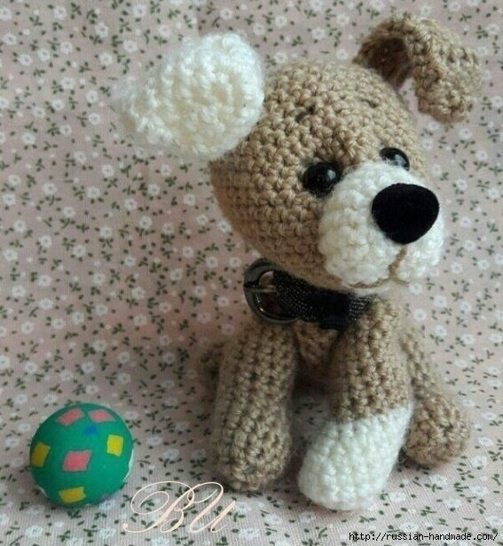 Щенок амигуруми Щенок амигуруми