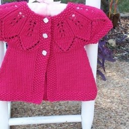Кофточка-жакет для малышей, вяжем спицами