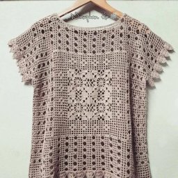 Красивый топ крючком