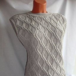 Красивый узор спицами