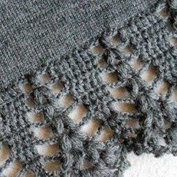 Вариант для вязаной каймы