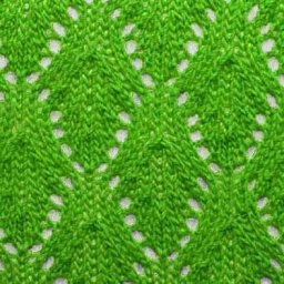 Интересный узор спицами