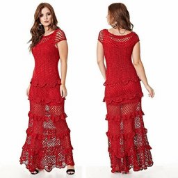 Платье крючком