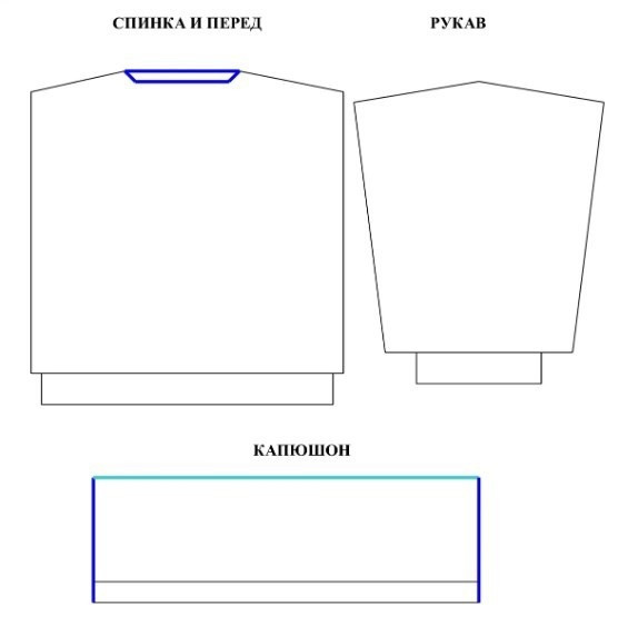 Свитер в стиле спорт-шик