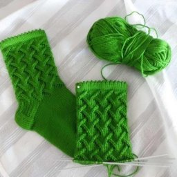 Красивый узор для носочков