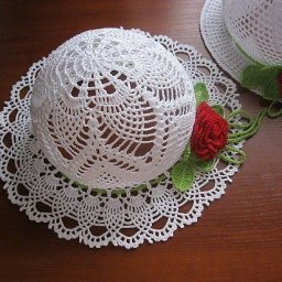 Шляпка крючком