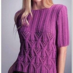 Узор для пуловера, вяжем спицами