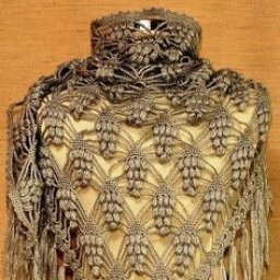 Вяжем роскошную шаль "Виноградная лоза"