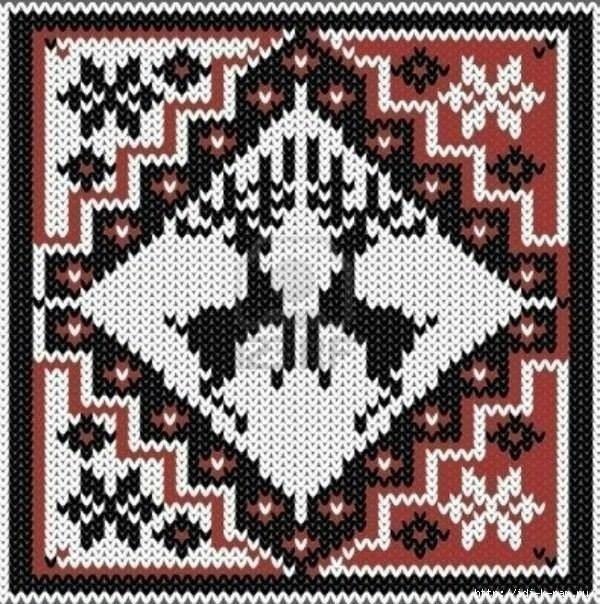 Жаккардовые схемы с оленями, в копилку! Жаккардовые схемы с оленями, в копилку!