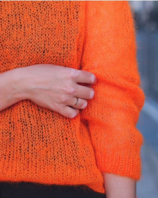 Паутинка &laquo;Апельсинка&raquo;: лёгкость, цвет и настроение