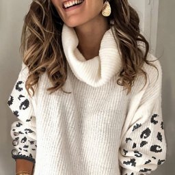 Идея "пятнистого" свитера. Схемы пятнышек на выбор