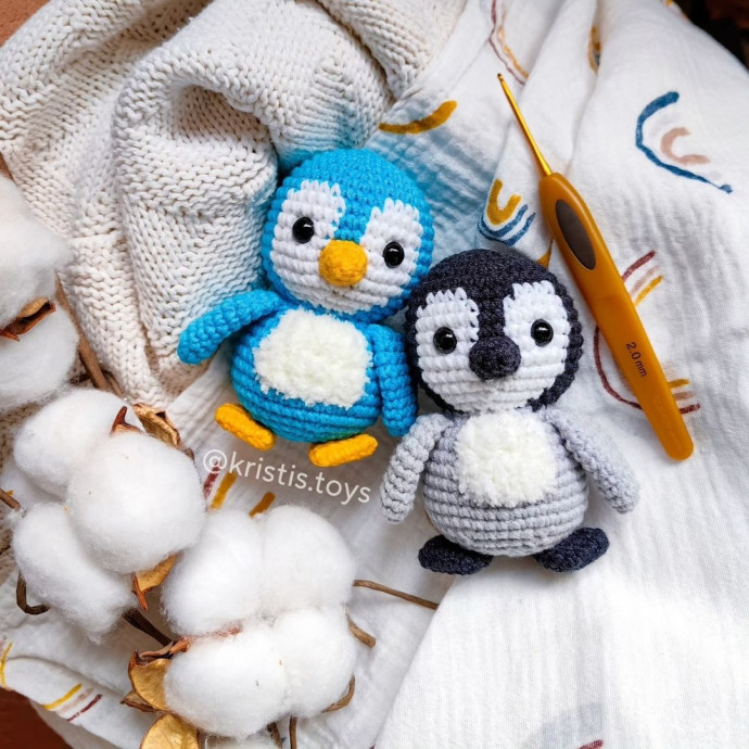 Вяжем милого пингвинчика! Вяжем милого пингвинчика!