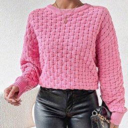 Красивый плетёный узор спицами