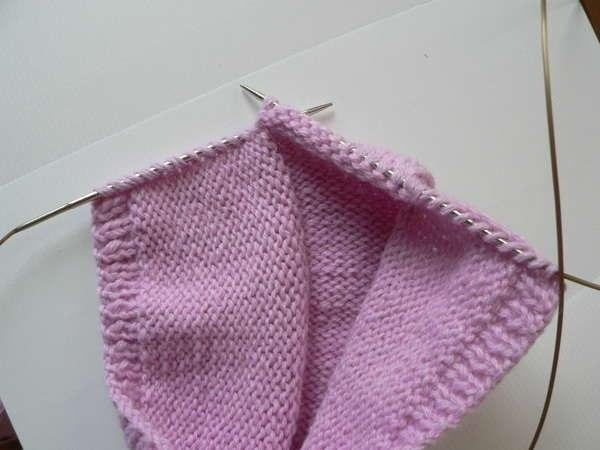 Тапочки спицами