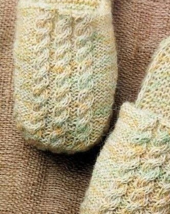Тапочки спицами