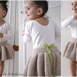 Вязаные рюшики