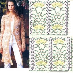 Узор для стильного пальто