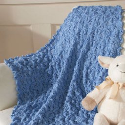 Детский плед спицами