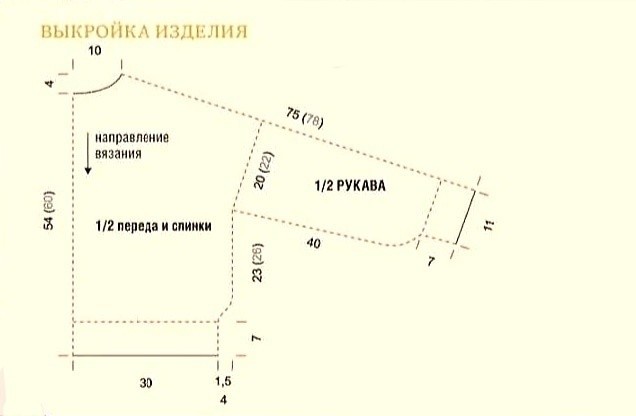 Джемпер горчичного цвета, модель с круглой кокеткой Джемпер горчичного цвета, модель с круглой кокеткой