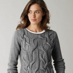 Необычный узор для пуловера