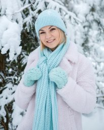 Объёмный шарф крючком!