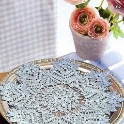 Салфеточка "Объёмная снежинка"