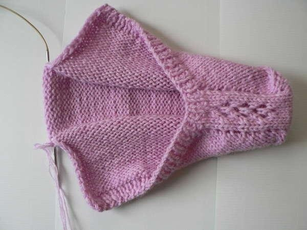 Тапочки спицами