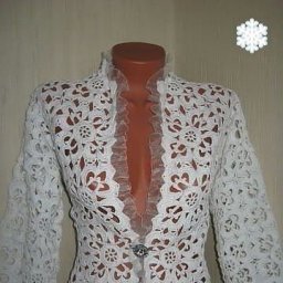 Ажурный мотив для красивого жакета