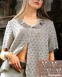 Болеро крючком