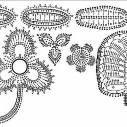 Мотивы для ирландского кружева, в копилку мастерице