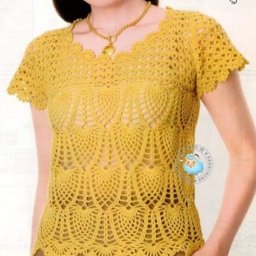 Солнечная кофточка для любителей вязать ажурные вещи крючком