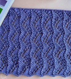 Узор спицами в Ваши копилочки